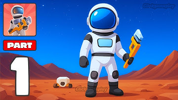 Mars Survivor Gameplay Walkthrough Part 1 - Tutorial Survive 100 Days On Mars (Android,iOS)