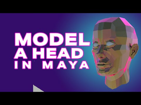 Maya Low Poly Head