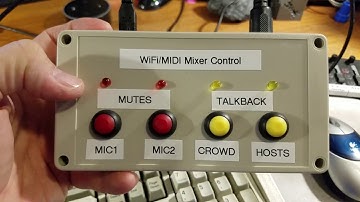 ESP32 Arduino based Behringer XR18 X-Air DIY WiFi MIDI OSC Programmable Mixer Controller