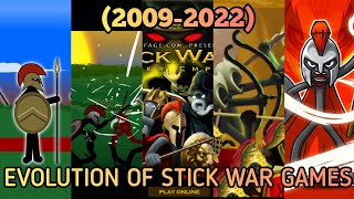 Evolution Of All Stick War Games (2009-2022) Stick War: Legacy Stick War 2 Stick War 3 Stick Empires Resimi