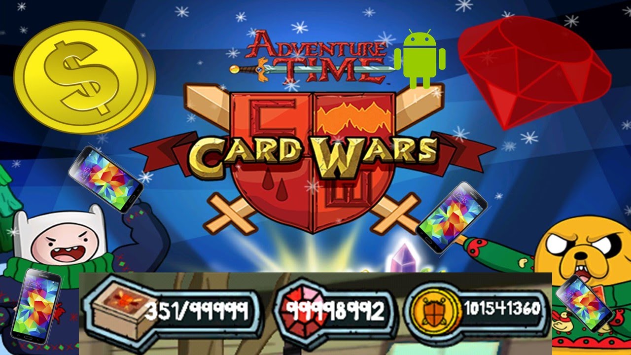 Adventure Time Card Wars Android Modded Save Tutorial YouTube