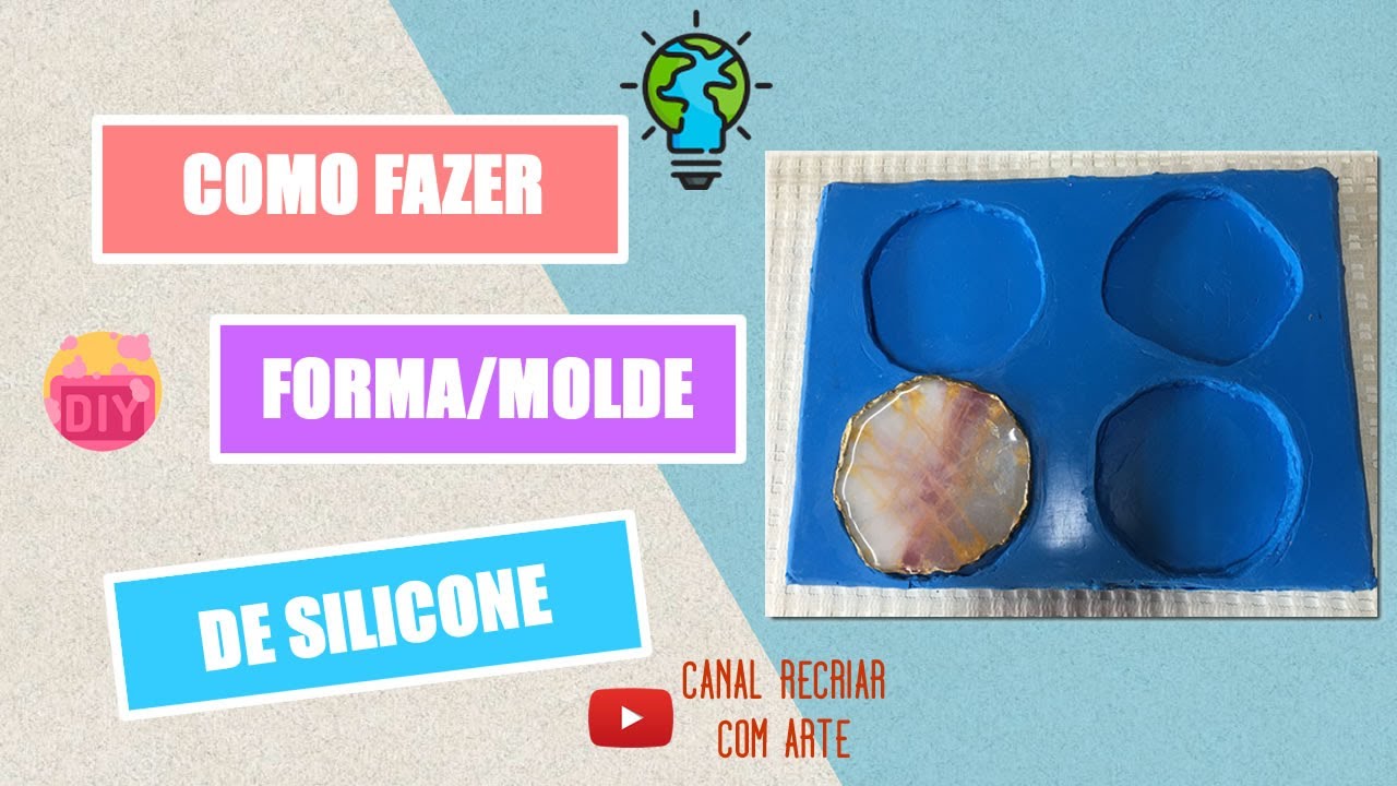 Como fazer Molde/Forma de Silicone - YouTube