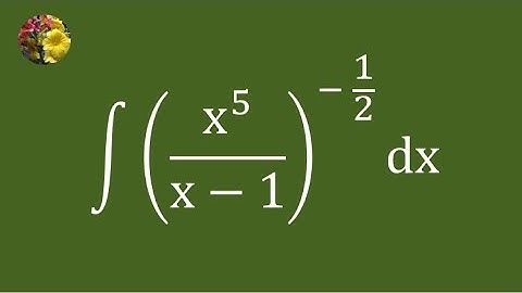 Evaluating the indefinite integral using algebraic manipulation (Mis-2809)