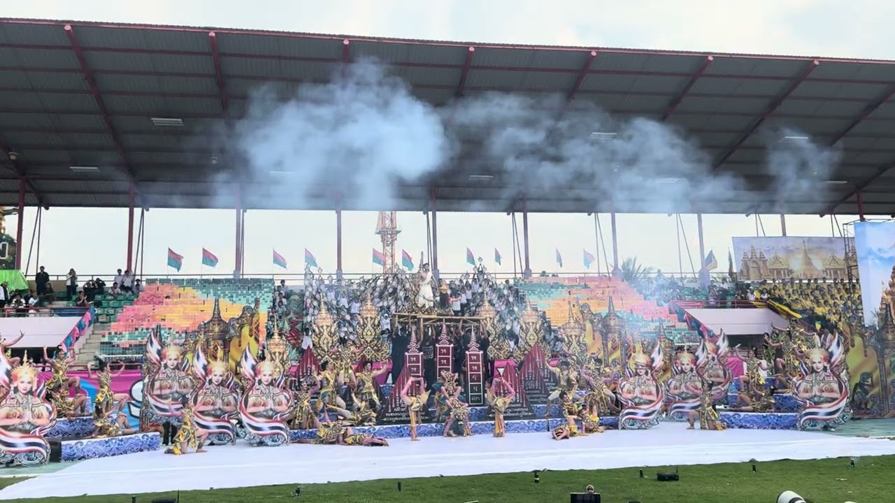 Cheerleader ผู้นำเชียร์ โรงเรียนสวนกุหลาบวิทยาลัย นนทบุรี กีฬาอบจ.นนทบุรี 27 ธันวาคม 2568