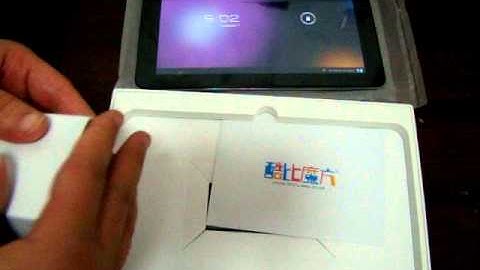 Cube U30gt 10.1" Android 4.1 Tablet PC unboxing review