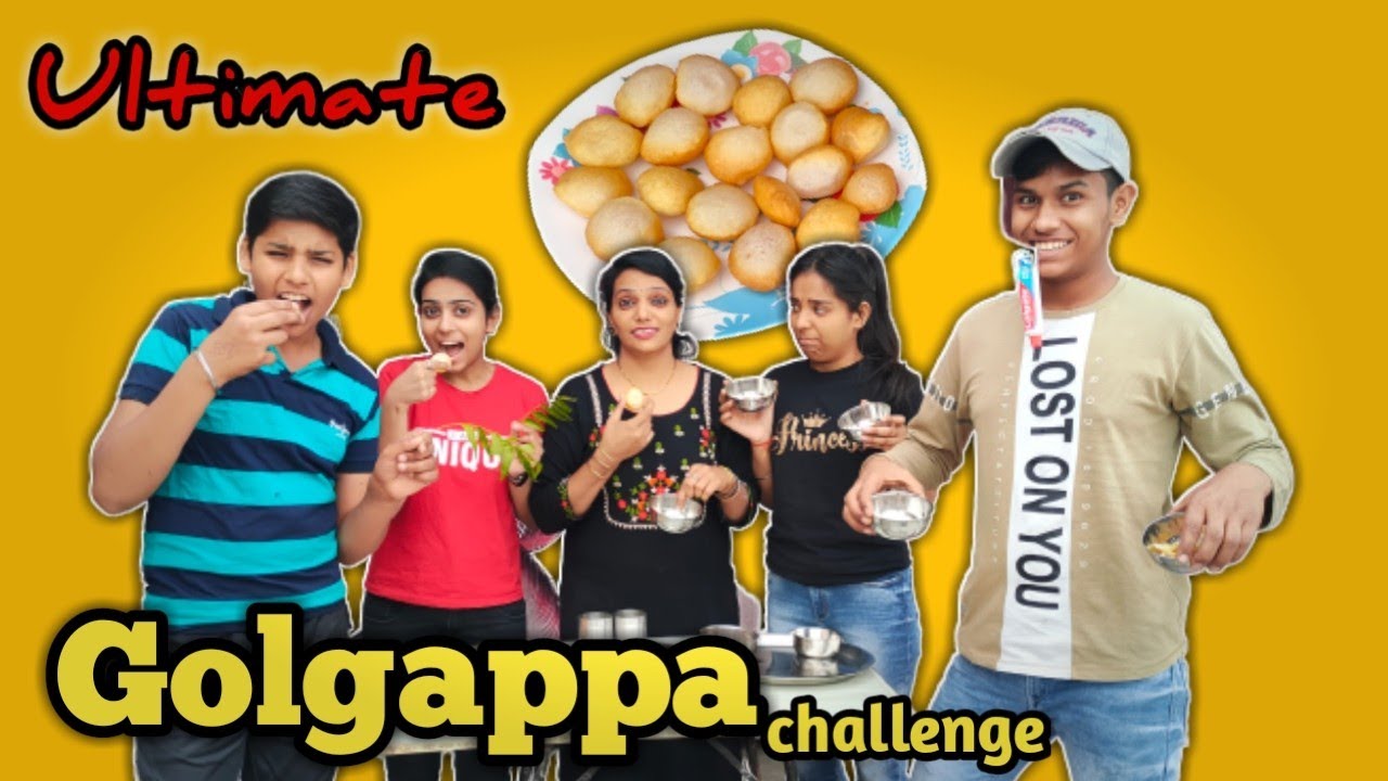Ultimate golgappa challenge | golgappa challenge | Funny video | sidmania | paani puri challenge😁😂