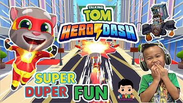 Talking Tom Hero Dash | Super GamePlay | Kaven App Review