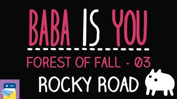 Baba Is You: Rocky Road - Forest of Fall Level 03 Walkthrough (by Arvi Teikari / Hempuli)