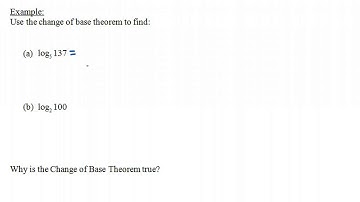 Change of Base Theorem