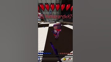 he wouldnt stop running away from my combo #bedrock #cubecraft #shorts