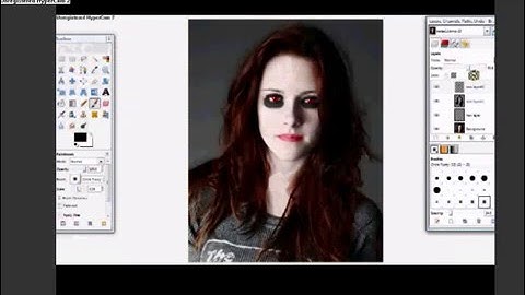 Creating Vampire Bella!!!! ( Using Gimp! )