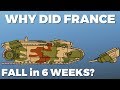 Why France was defeated in 6 Weeks?