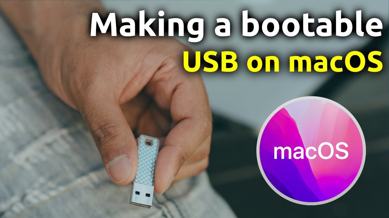 Making a bootable USB drive on MacOS - Works with any operating system ...