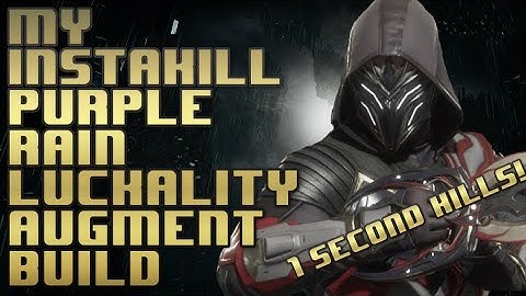 My 1 sec. kill luckality augment build for Rain. Instantly kill your opponent no matter their health