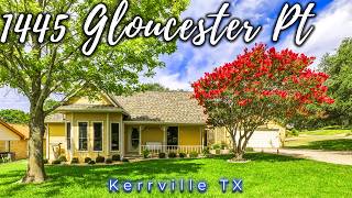 1445 N Gloucester Pt | Refreshed Kerrville Home in Vicksburg Village