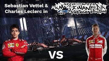 RUBBERBANDING Charles? - NFS Most Wanted: Pepega Edition - Sebastian Vettel vs Charles Leclerc