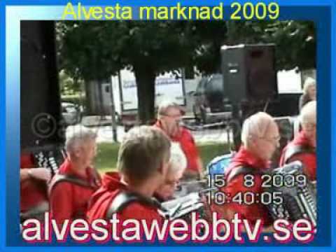 VÃ¤xjÃ¶ Dragspelsklubb i Alvesta Marknaden 2009