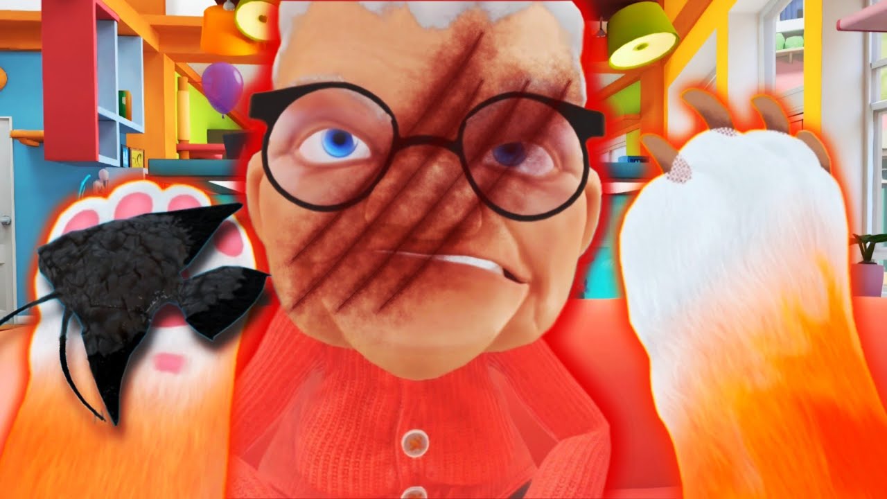 Tormenting Grandma! 😺 (I Am Cat VR)