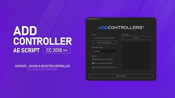 Add Expression Controllers AE Script