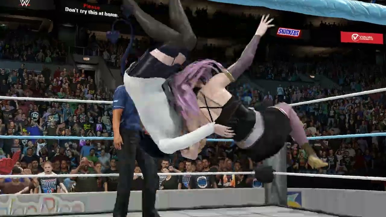 WWE 2K25 Hololive Championship Match Choco vs. Cali(c)