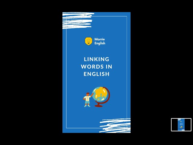 Learn English Online: Linking Words in english