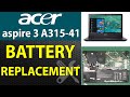 How to Replace the Battery for Acer Aspire 3 A315-41-R7WT Laptop | Step by Step