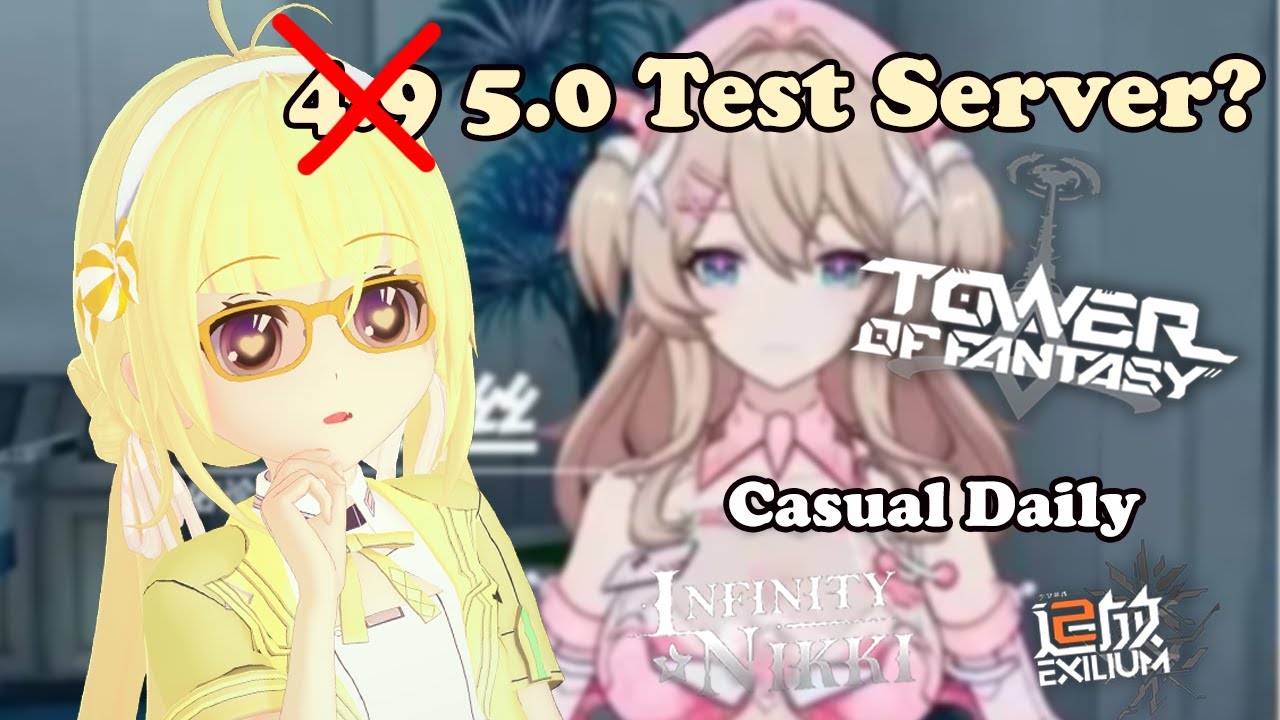 5.0 Global Test Server announced? || Carrot Event || Daily GFL2 Nikki || Multistream YT and Twitch