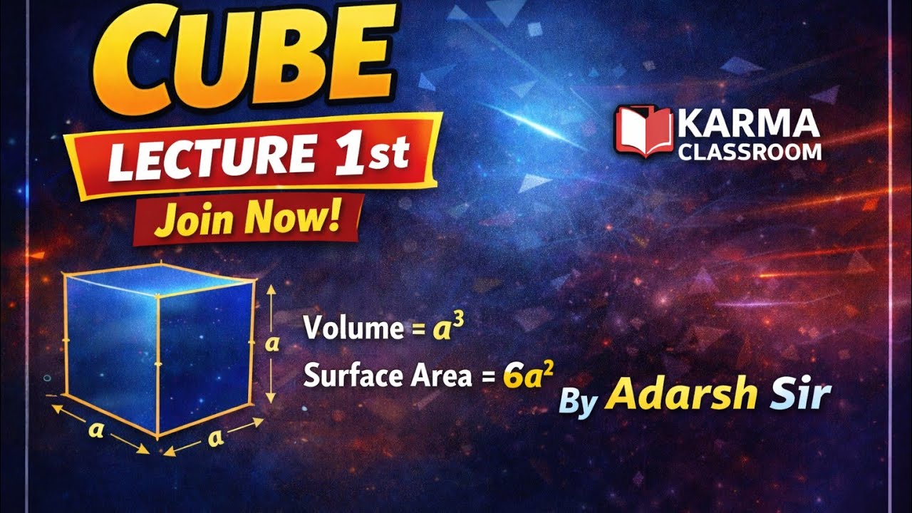 cube and cube root by Adarsh sir 
