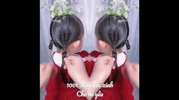 #shorts 1001 kiểu tóc xinh cho bé yêu