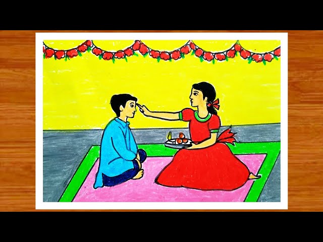 Discover more than 117 bhai dooj drawing easy super hot