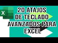 20 atajos de teclado avanzados para Excel | Metodos abreviados de teclado