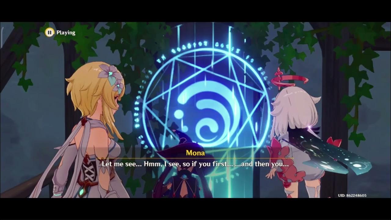 That's How the Mondstadt locked door opened YouTube