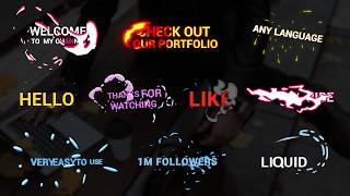 Details Simple Colorful Titles: New Motion Text Guide