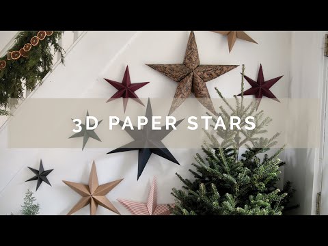 DIY 3D Paper Stars Decor – Cardstock Warehouse