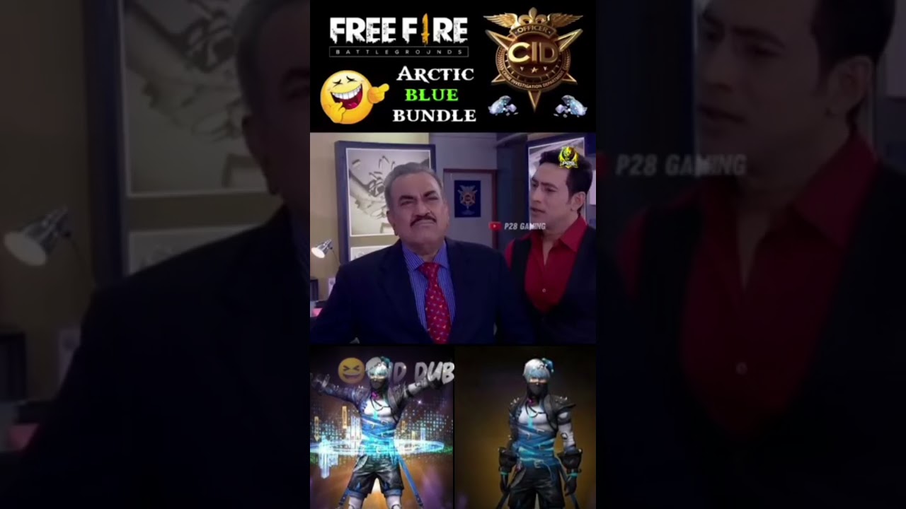 CID ka ar free fire ka funny video l short video l youtuber Raju barman 💖