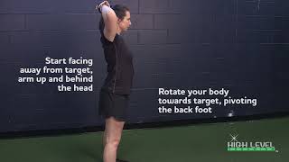 Softball Throwing |Wrist Weight Pivot Throws | High Level Throwing®