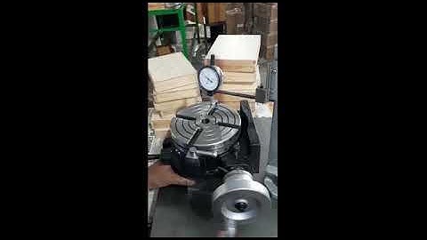 Rotary Table hv6 Table Runout inspection