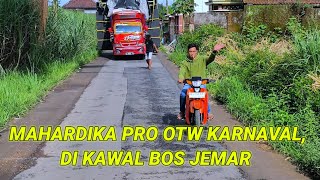 Boss Jemar escorts Mahardika pro otw Kidangberik, for today's sound check