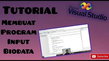 Tutorial Membuat Program Input Biodata dengan Vb.Net