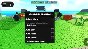 [BEST] KEYLESS My Singing Brainrot script showcase (pc/mobile) COLLECT MONEY AUTO BUY AUTO PLACE