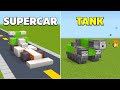 Top 3 Simple Vehicle/Military Redstone Builds Tutorial! (MCPE/PC/X-BOX/PS5/Nintendo Switch)