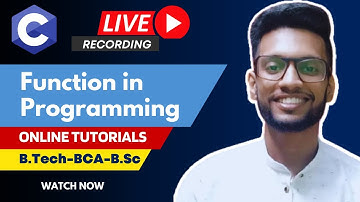 C Programming Live Class| Functions in C Language C| Programming Bangla Tutorial LIVE YOUTHCAREERHUB