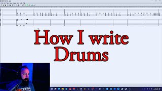 How I write drums