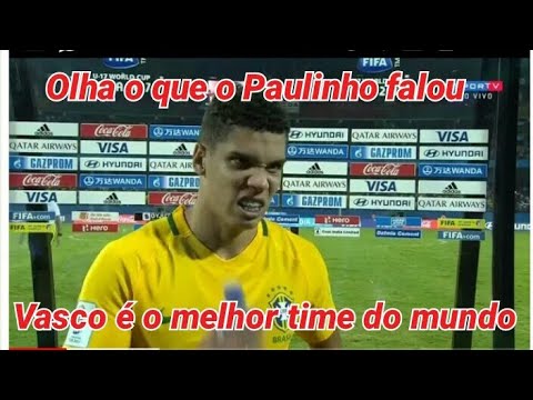 OLHA O QUE O PAULINHO DISSE PÓS VITÓRIA BRASIL 2 X 1 ESPANHA - SUB17