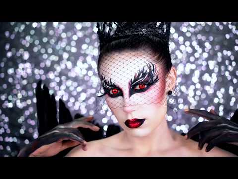 Pretty Gothic Black Swan | Halloween Makeup Tutorial