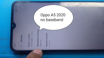 Oppo A5 2020 no sim no baseband