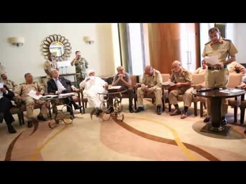 بيان الجيش الليبي في اجتماع رئيس المؤتمر بضباط ومنتسبي الجيش الليبي