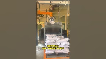 Industrial Bag-Feeding Robot😎#depalletizing #automation #palletizer #robotics #depalletizer #plastic