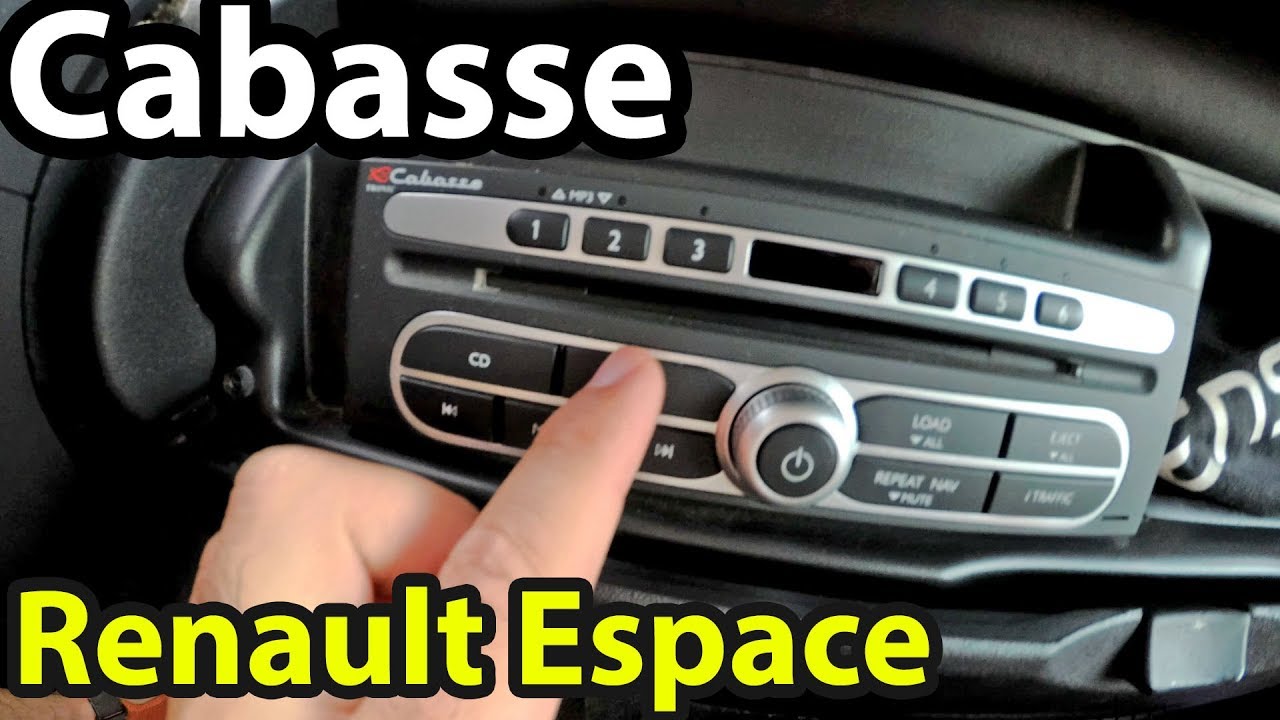 Renault Espace Iv - Radio/Cd/Mp3 (Cabasse) - Youtube