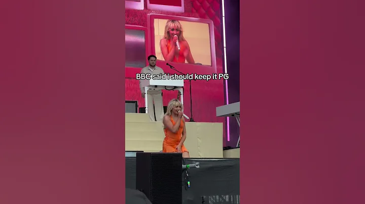 Sabrina Carpenter's "Nonsense" outro for BBC Radio 1's Big Weekend Luton 🇬🇧